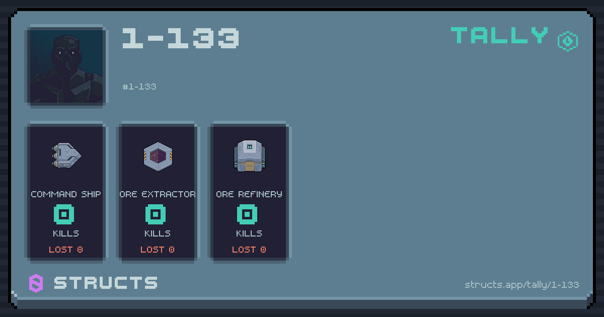 1-133 has no recorded kills yet.