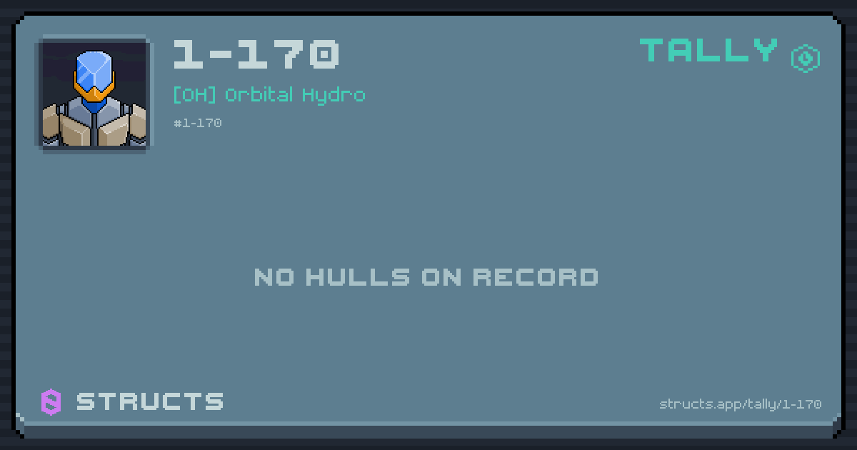 1-170 has no recorded kills yet.