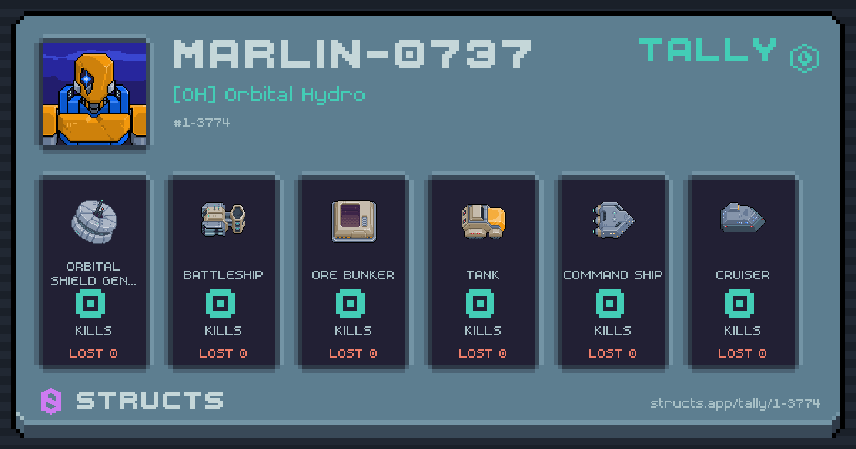 MARLIN-0737 has no recorded kills yet.