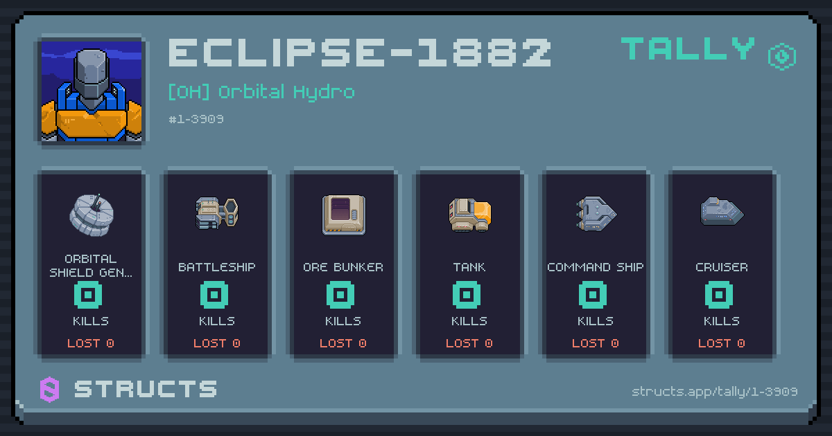 ECLIPSE-1882 has no recorded kills yet.