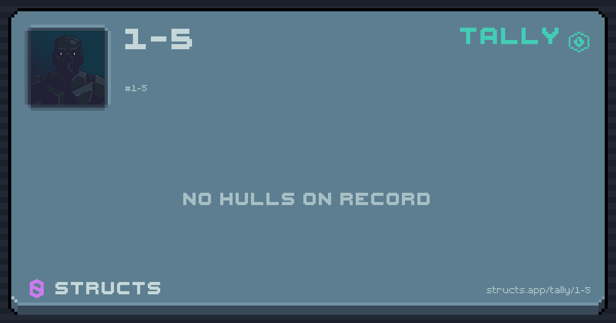 1-5 has no recorded kills yet.