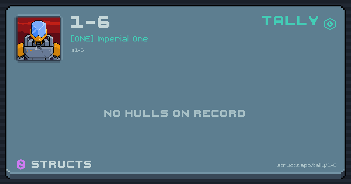 1-6 has no recorded kills yet.